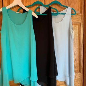 SOFT SURROUNDINGS CHIFFON TUNICS